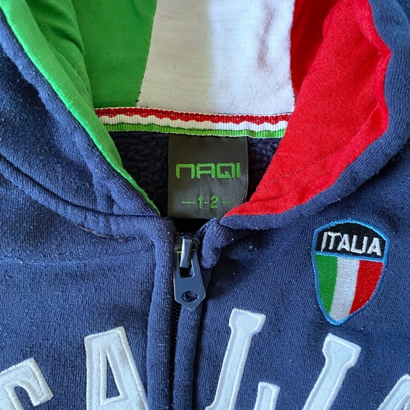 4/$20 Italia Zip Up Hoodie - Picture 3 of 5